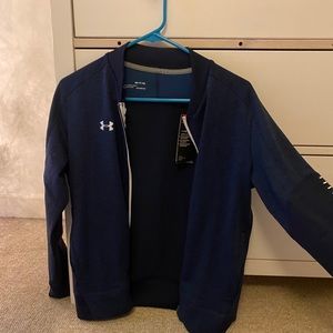 Dark blue under armor jacket